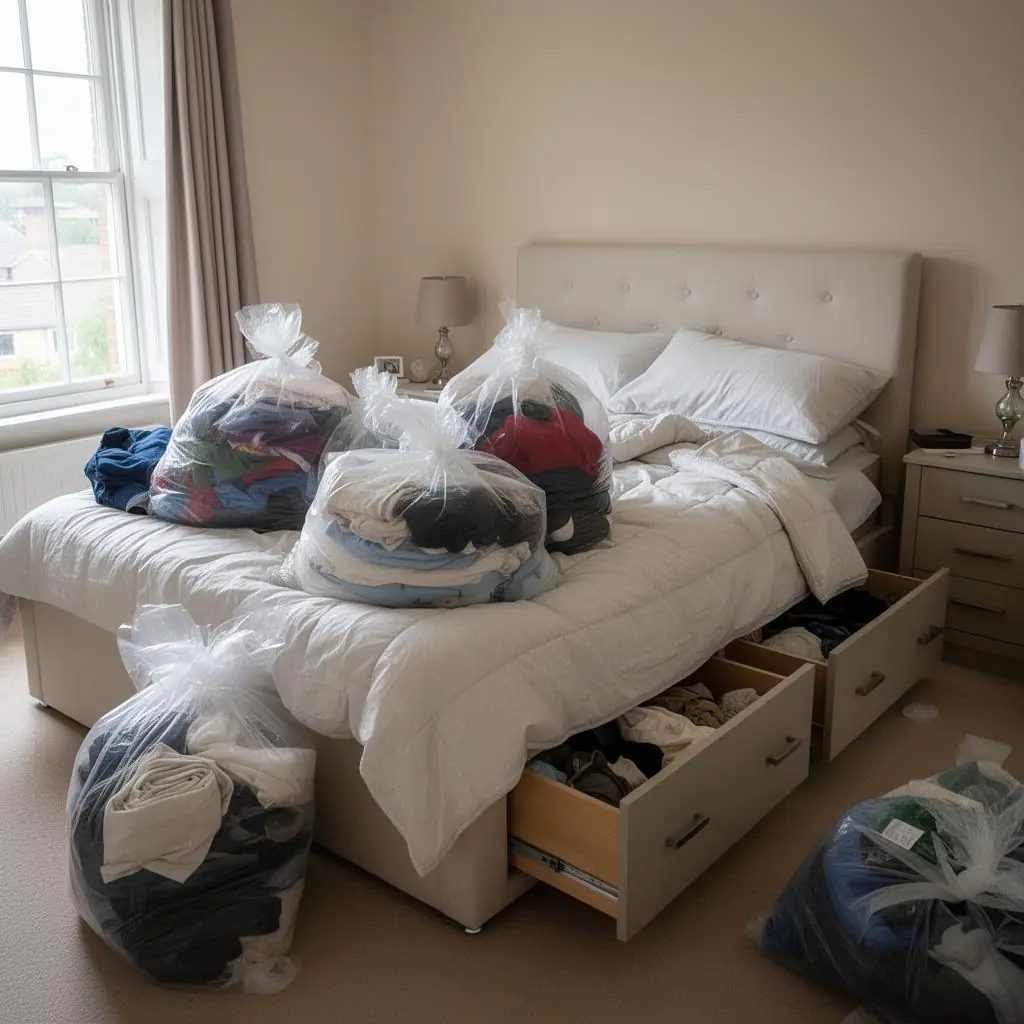 Bagging clothing and bedding
